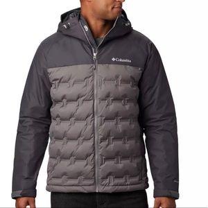 Columbia Men’s Grand Trek™ Down Jacket Quilted Omni-Tech Winter Coat